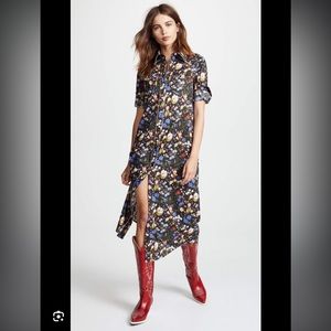 R13 3/4 Sleeve Cowboy Dress